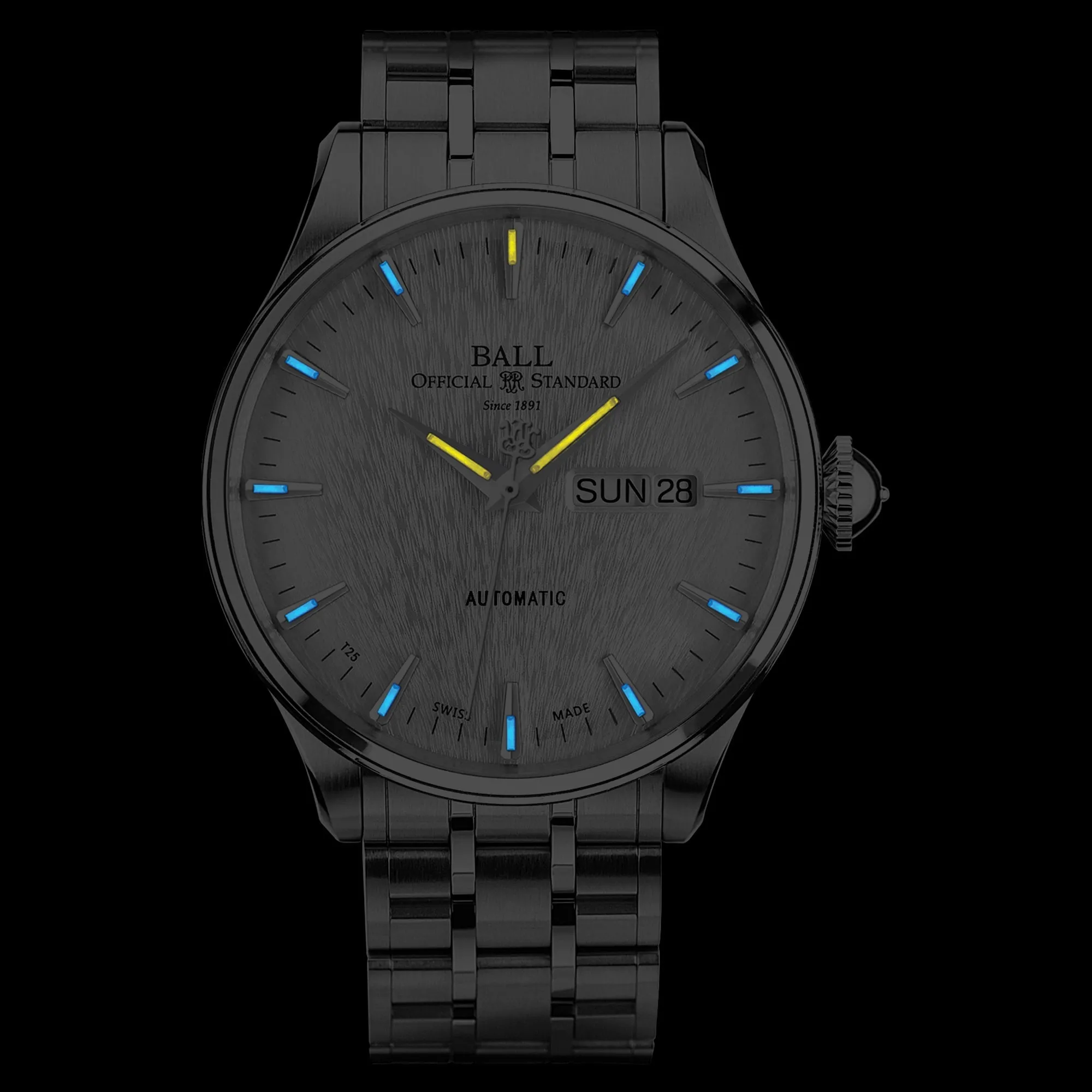 Ball Trainmaster Eternity Men's Silver Watch NM2080D-S1J-SL