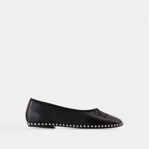 Ballerinas Lina Ballchain - Alexander Wang - Leather - Black