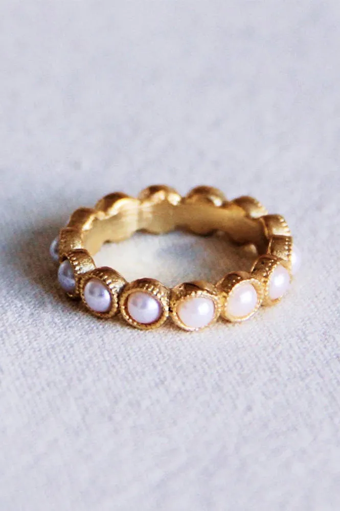 Bazou Minimalist Pearl Ring