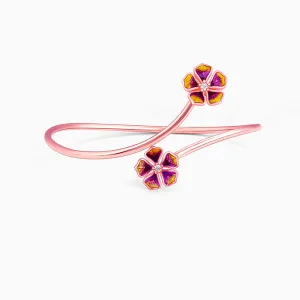 Bhumi Rose Gold Rising Bell Mallow Bracelet Giva
