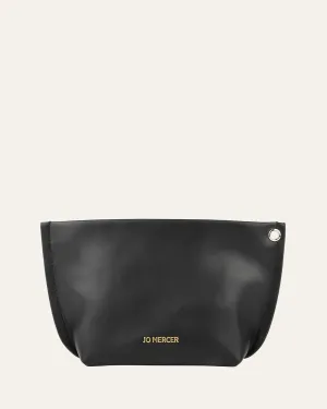 BONITO POUCH BAG BLACK LEATHER Jo Mercer