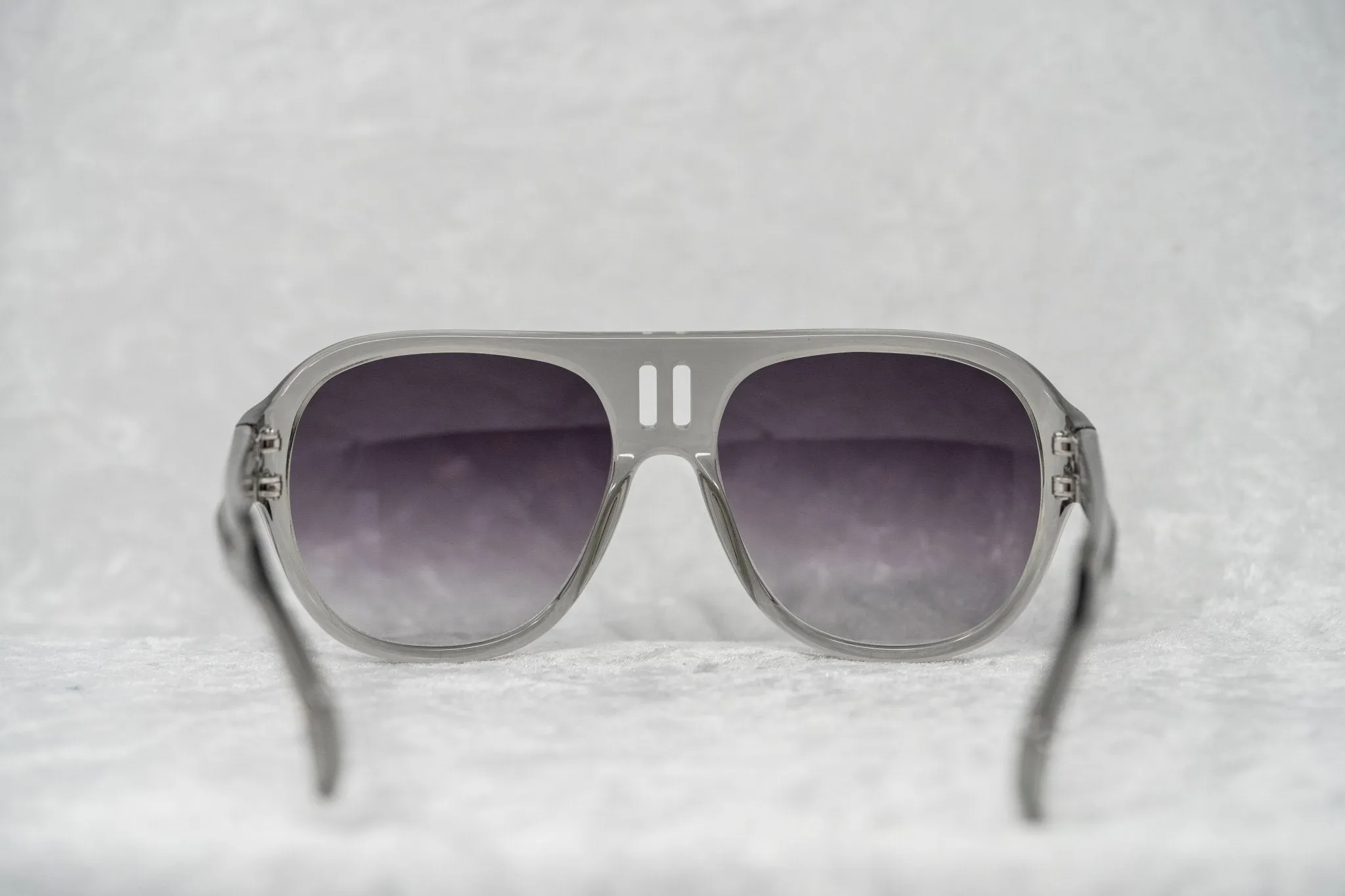 Boris Bidjan Saberi Sunglasses Translucent Smoke and Purple