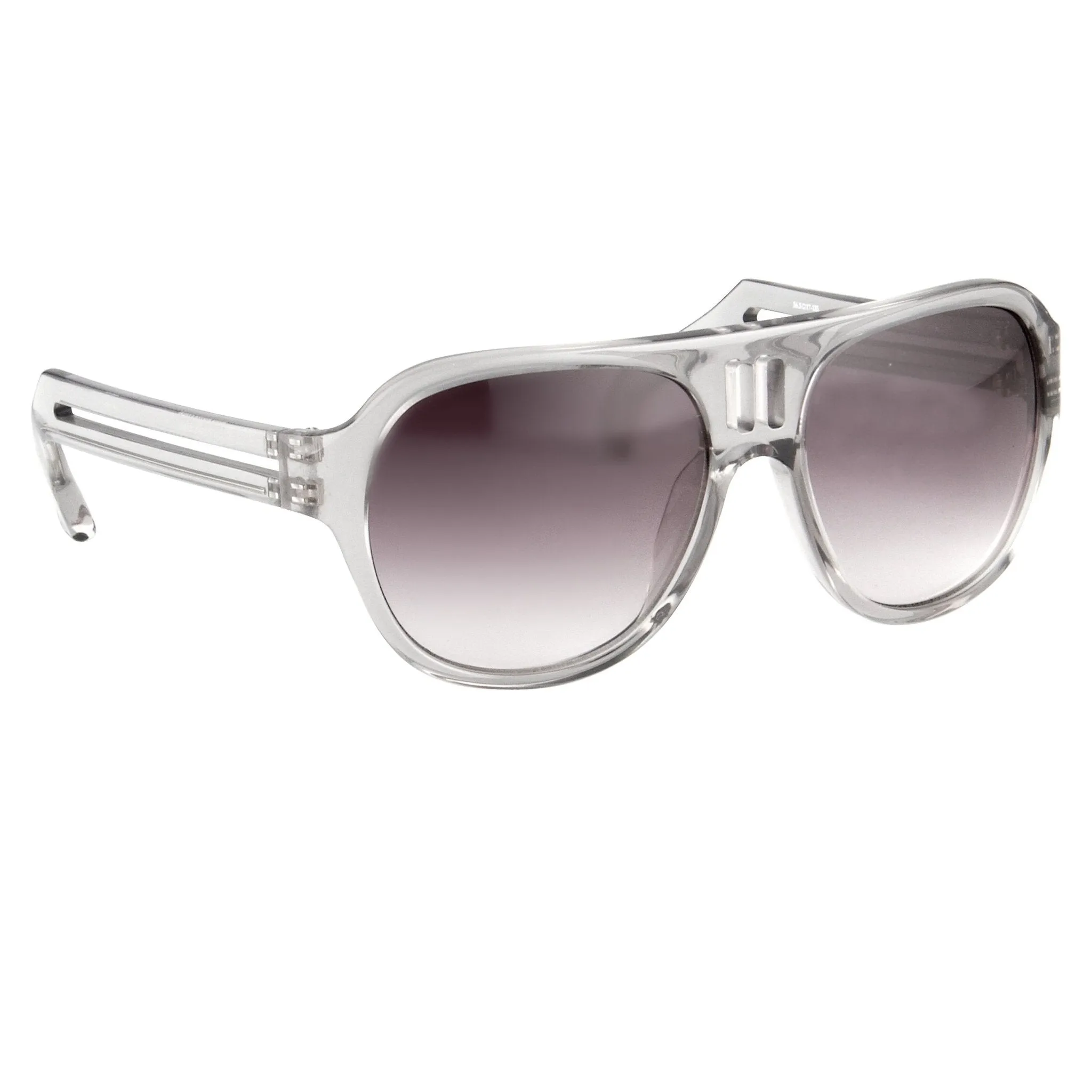 Boris Bidjan Saberi Sunglasses Translucent Smoke and Purple