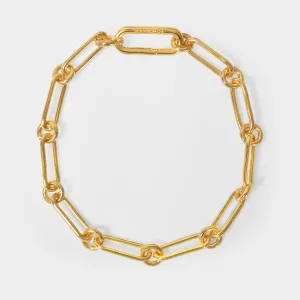 Box Bracelet in Golden Silver