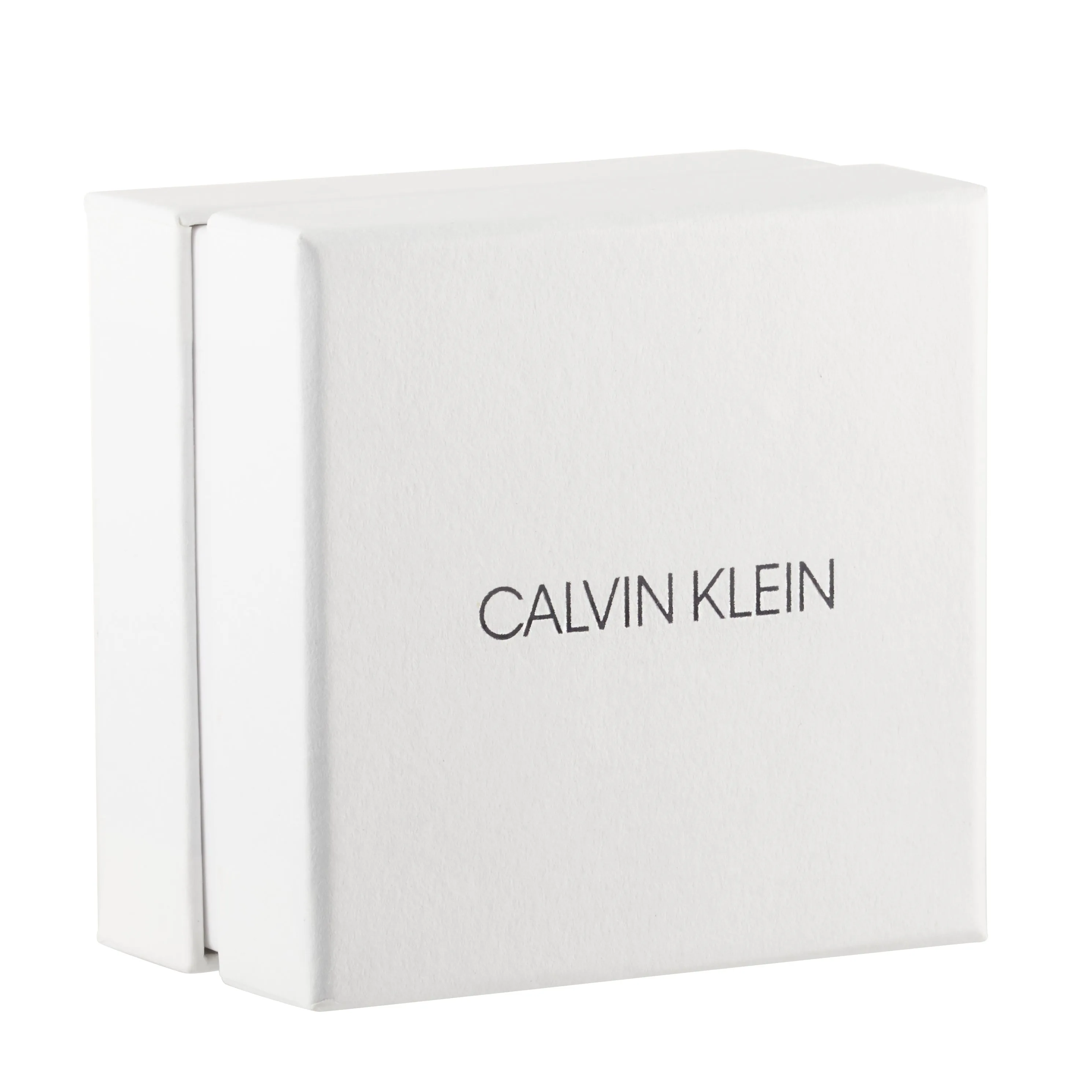Calvin Klein Bubbly Stainless Steel Onyx Open Bangle Bracelet