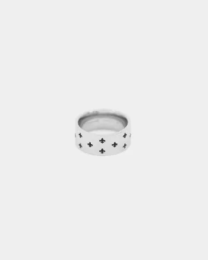 Carré Fleur Ring Silver