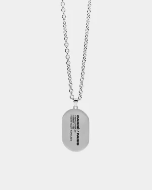 Carré Rev 001 Necklace Silver