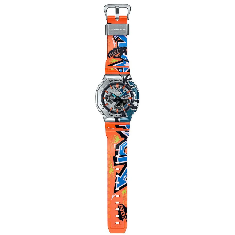 Casio G-Shock Street Spirit Series Men's Orange Watch GM-2100SS-1AER