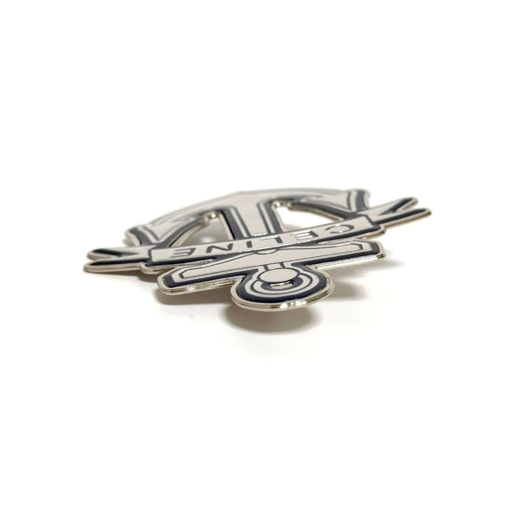 Celine blue Metal Brooch (Pre-Owned)