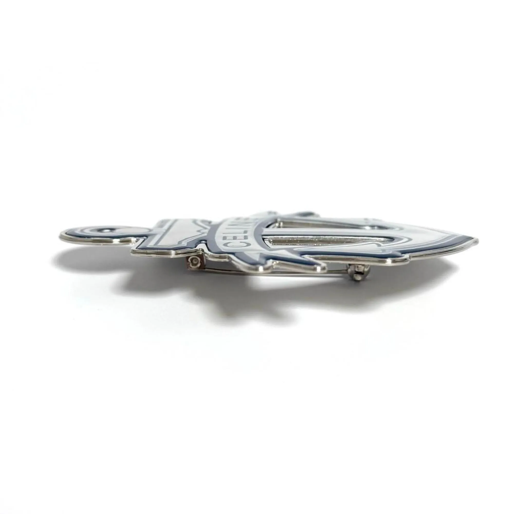 Celine blue Metal Brooch (Pre-Owned)