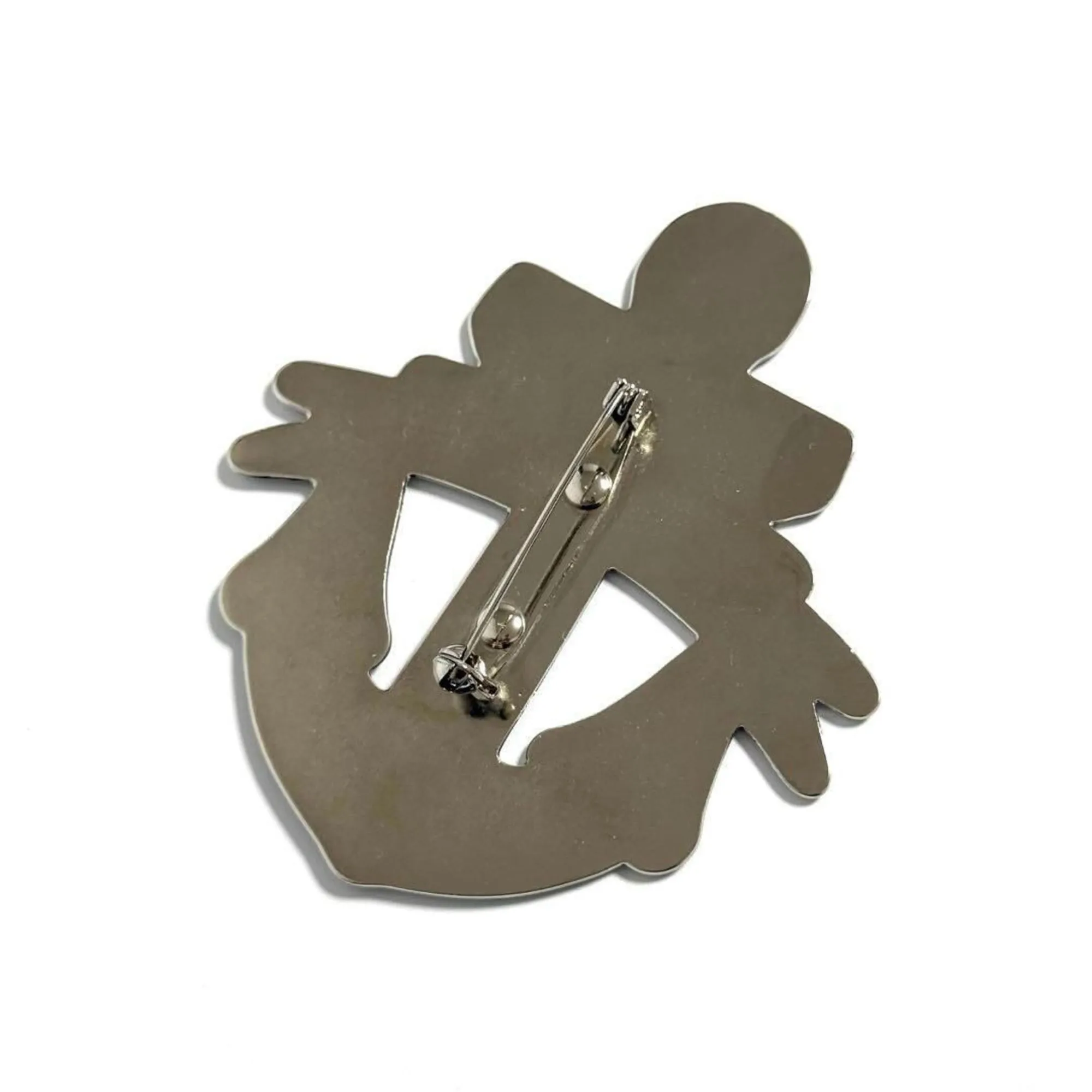 Celine blue Metal Brooch (Pre-Owned)