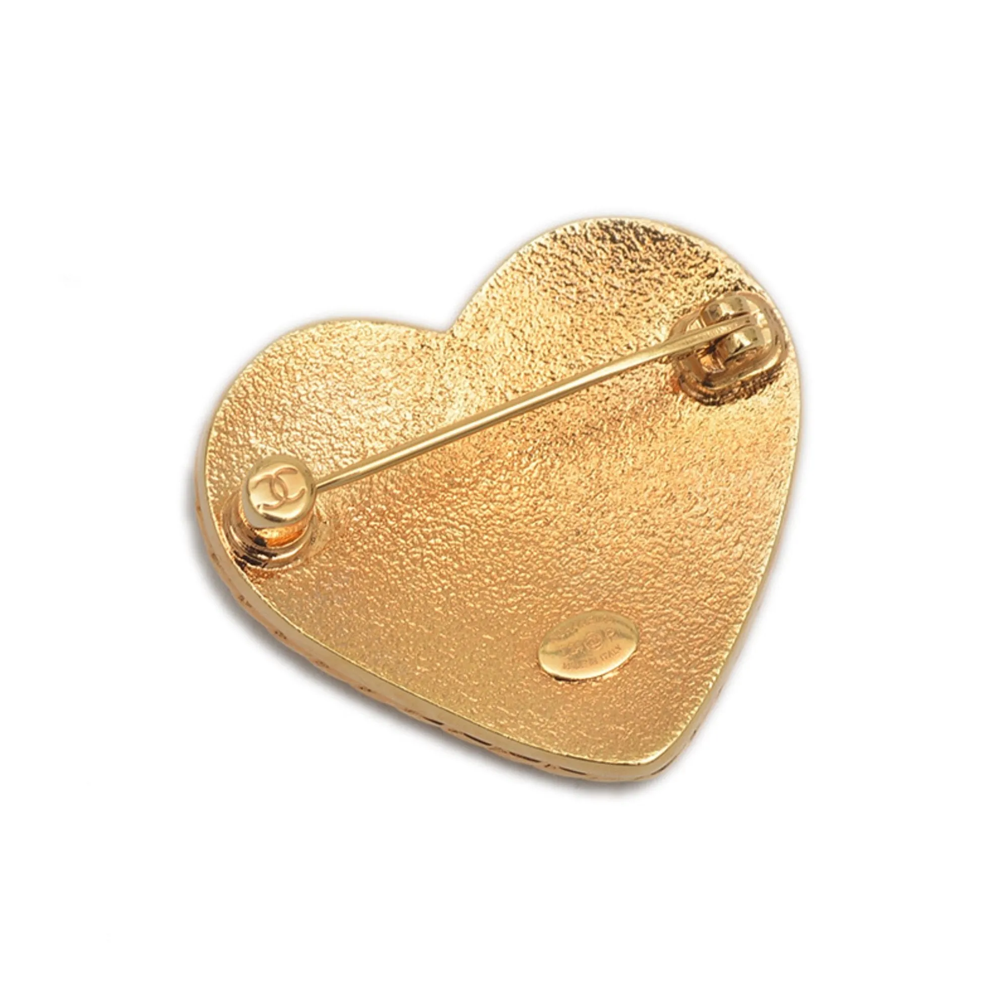 Chanel blue gold Metal Brooch (Pre-Owned)