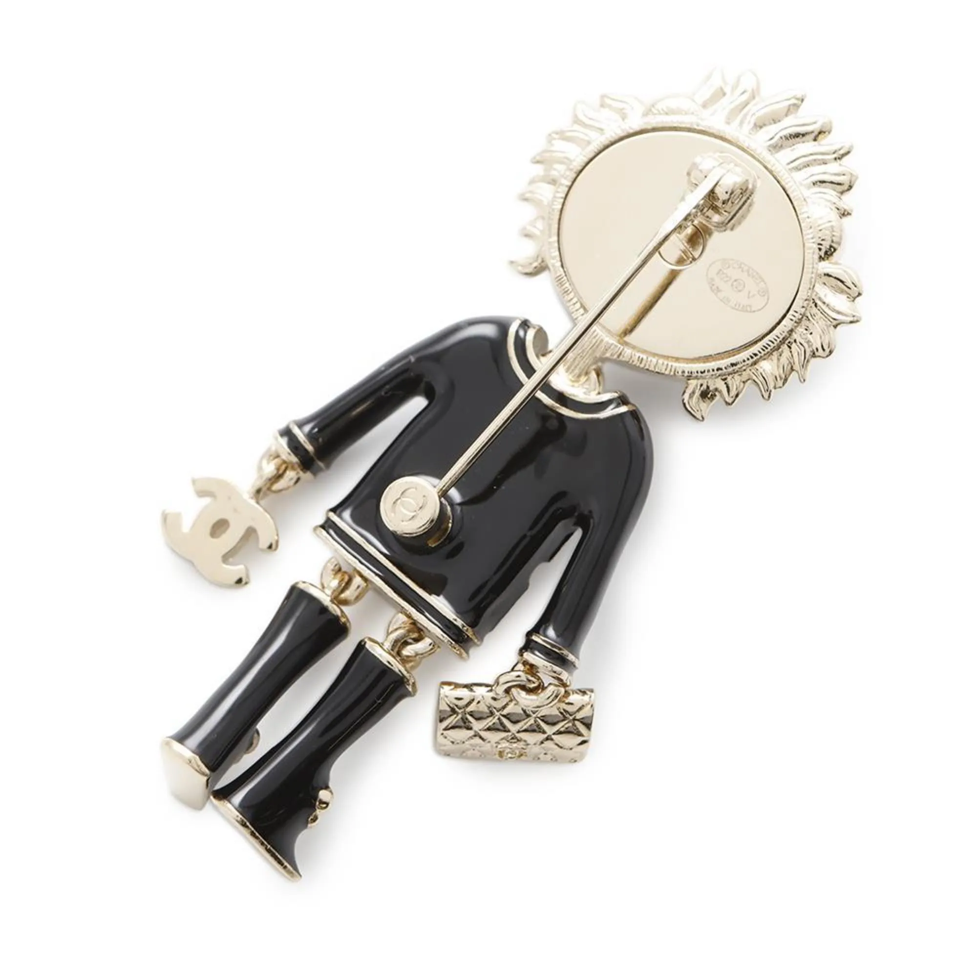 Chanel gold Brooch (Pre-Owned)