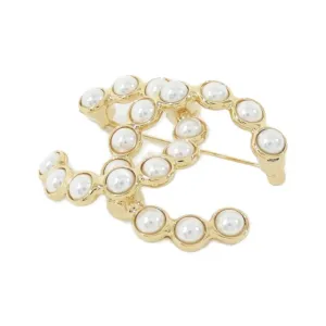 Chanel gold Brooch (Pre-Owned)