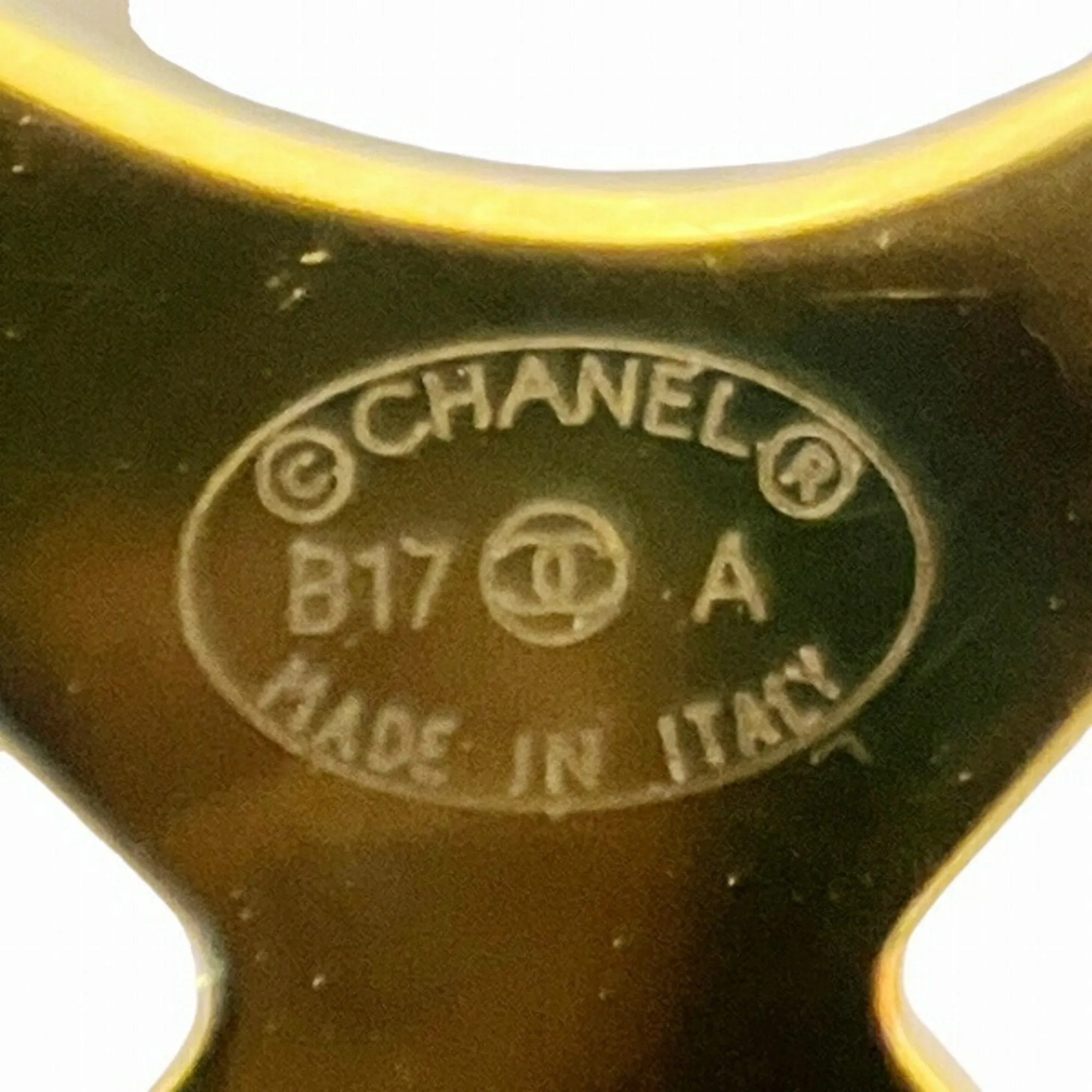 Chanel gold gold Plating Brooch (Pre-Owned)