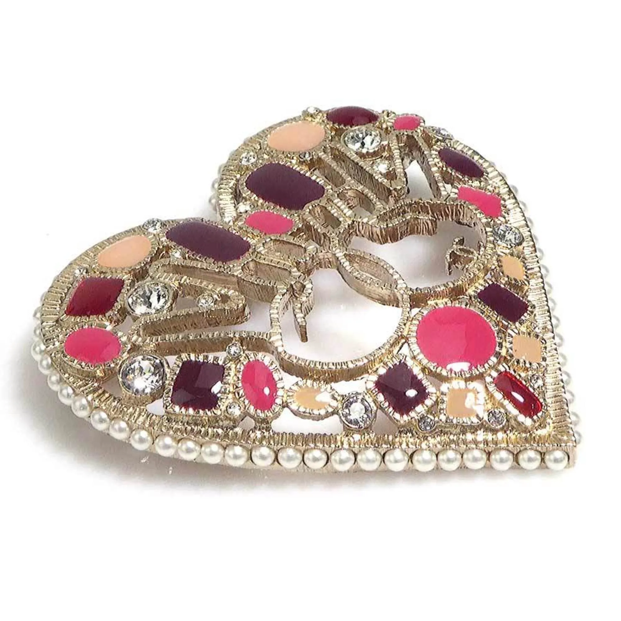Chanel gold Metal Brooch (Pre-Owned)