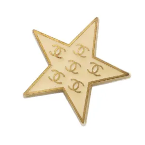 Chanel gold Metal Brooch (Pre-Owned)
