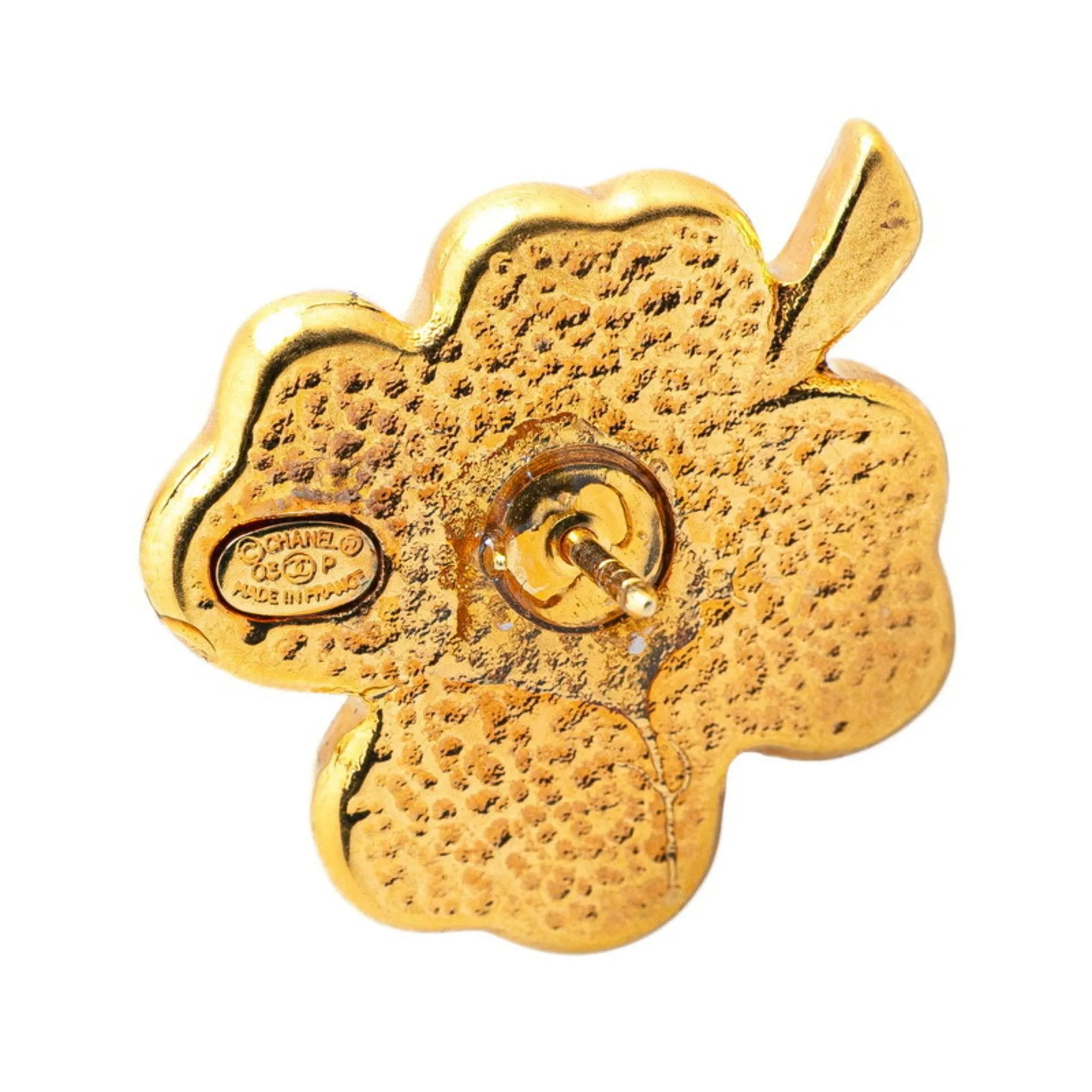 Chanel gold pink gold Plating Brooch (Pre-Owned)