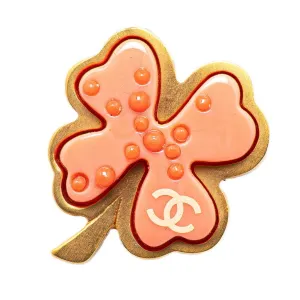 Chanel gold pink gold Plating Brooch (Pre-Owned)
