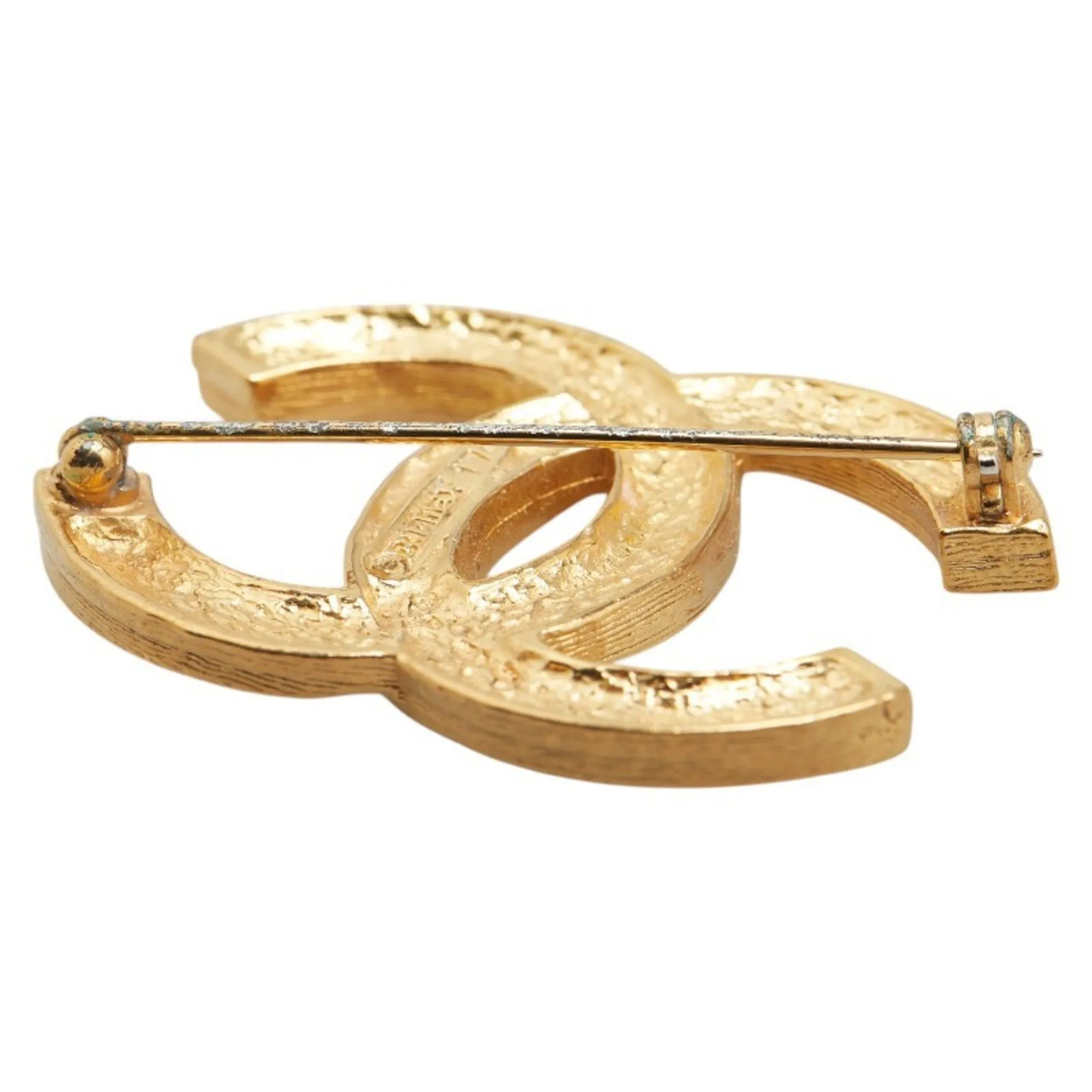 Chanel  Plating Rhinestone Brooch (Pre-Owned)