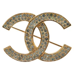 Chanel  Plating Rhinestone Brooch (Pre-Owned)