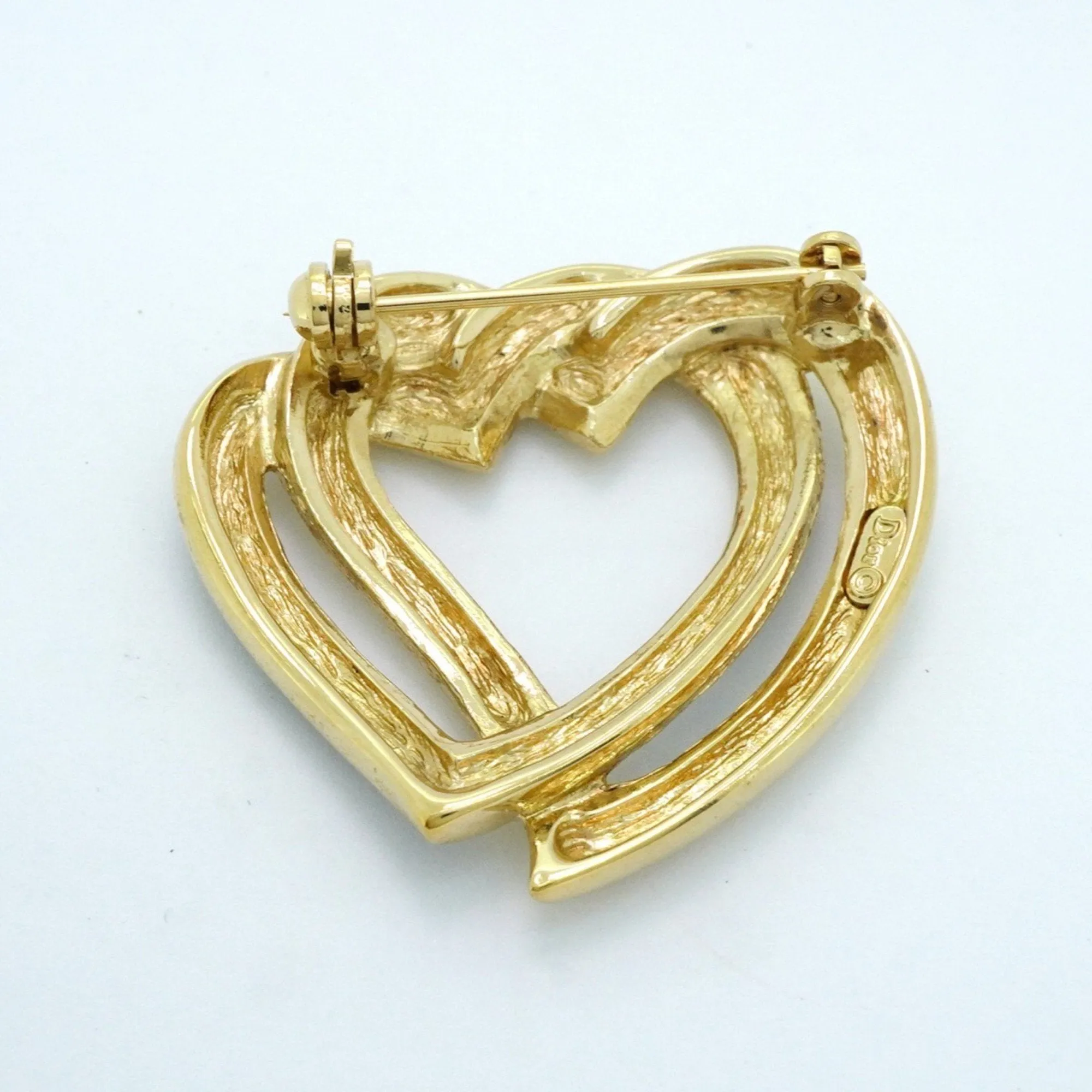 Christian Dior gold gold Plating Brooch (Pre-Owned)