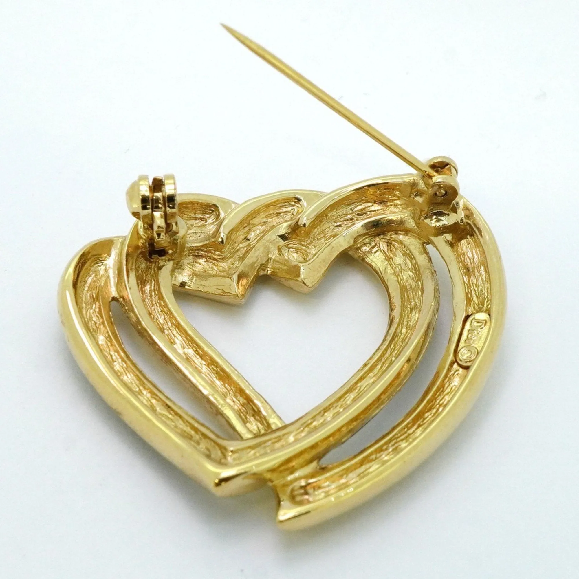 Christian Dior gold gold Plating Brooch (Pre-Owned)