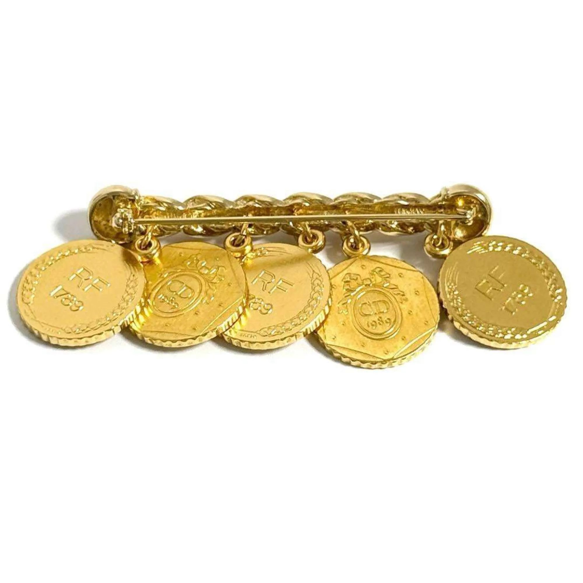 Christian Dior Metal Brooch (Pre-Owned)