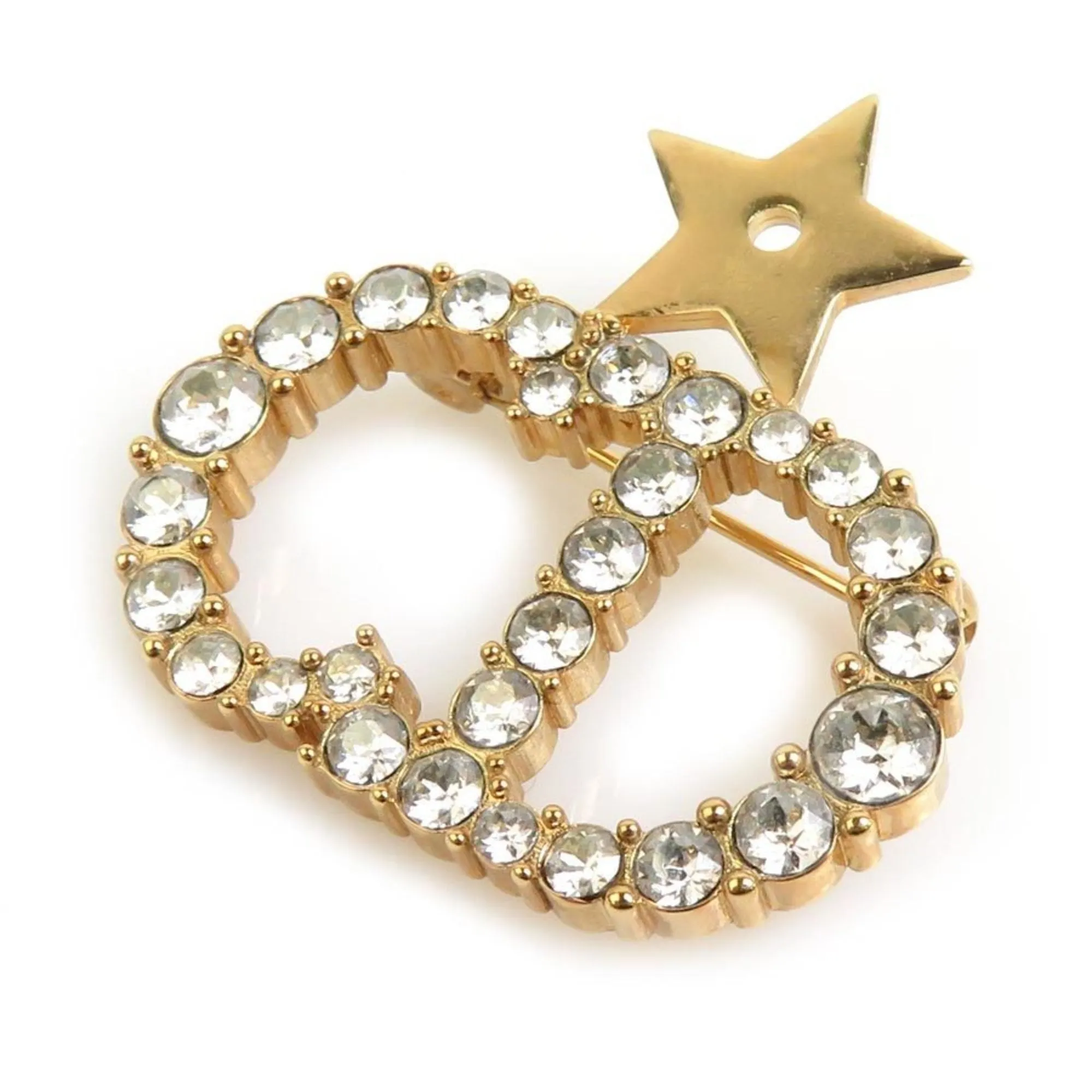 Christian Dior Metal Brooch (Pre-Owned)