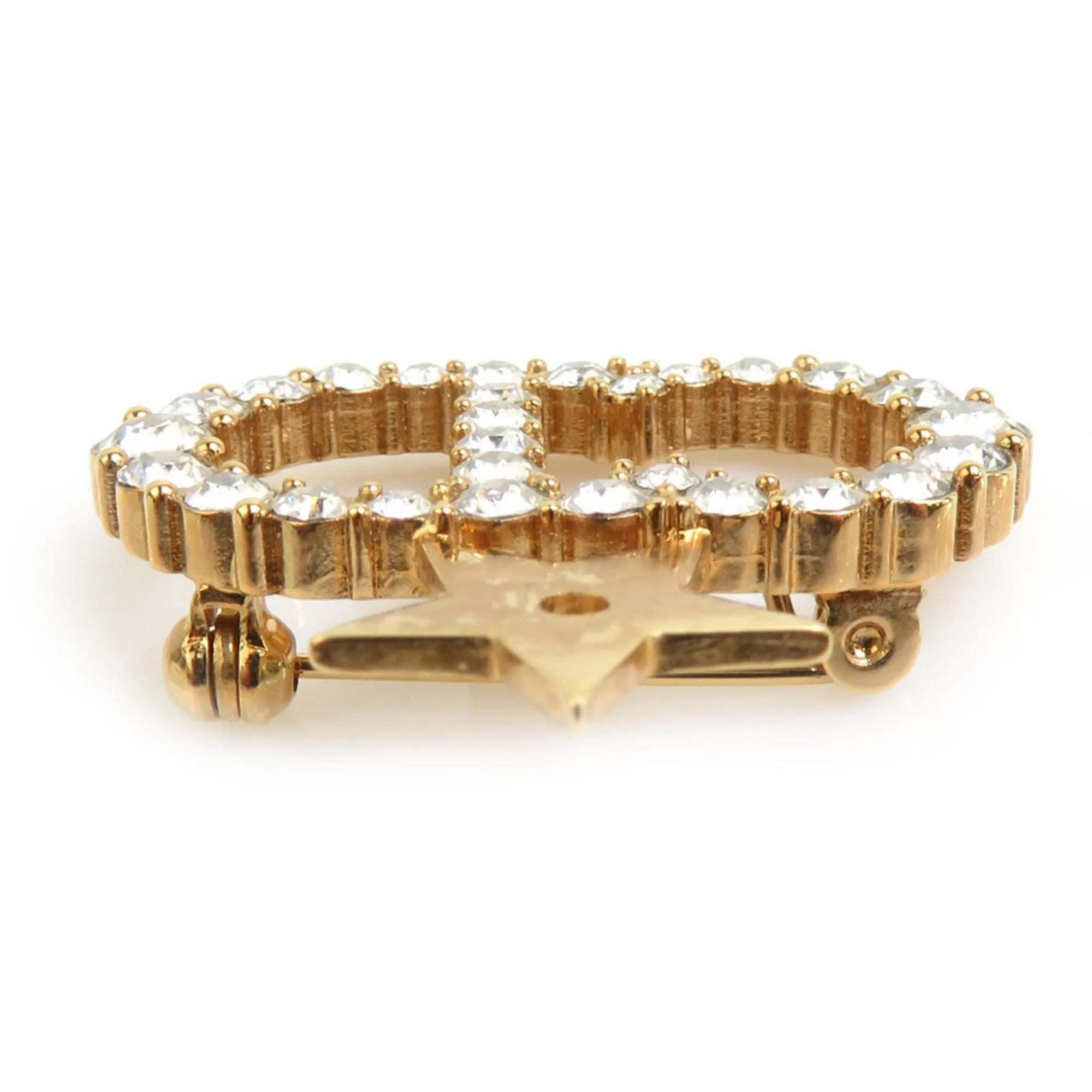 Christian Dior Metal Brooch (Pre-Owned)
