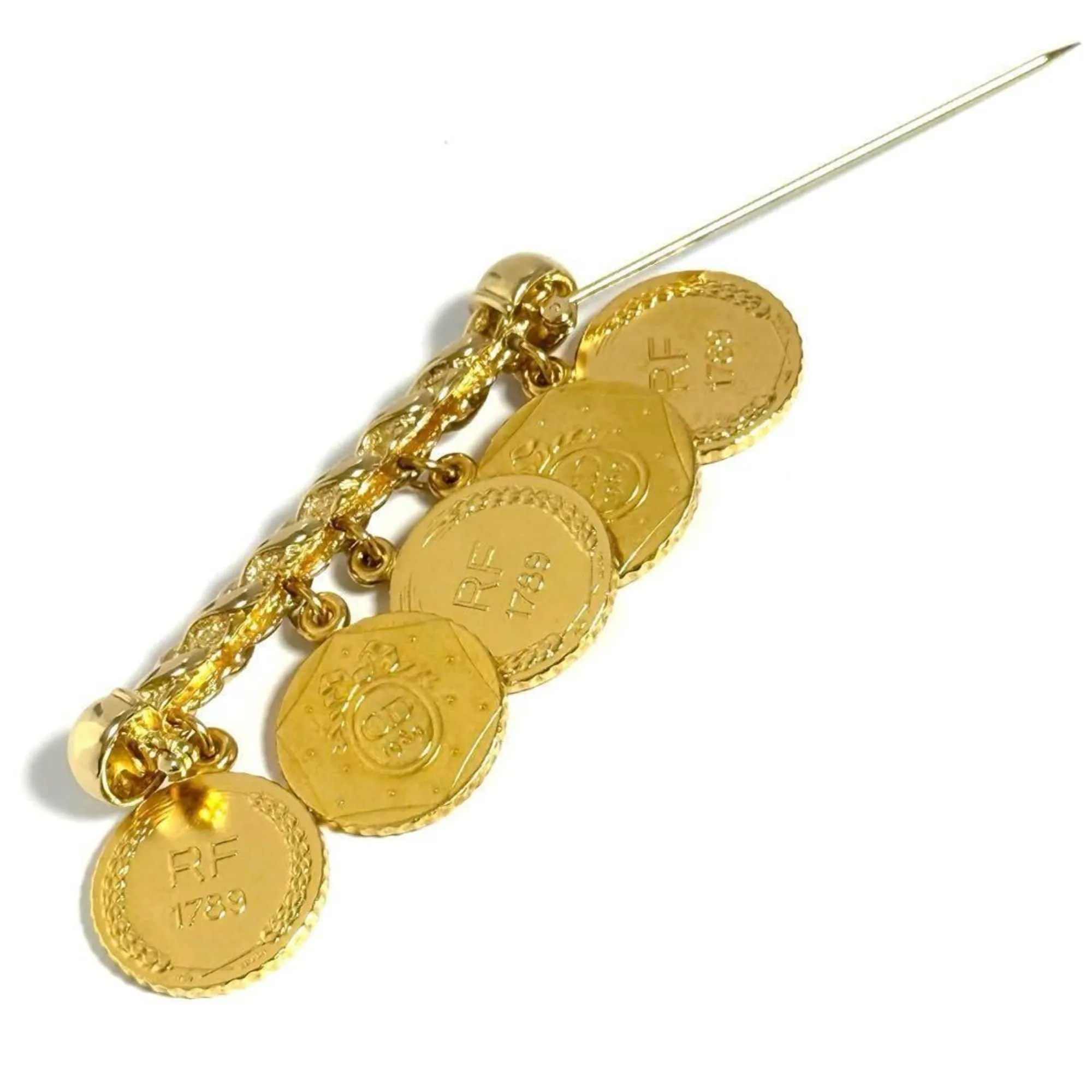 Christian Dior Metal Brooch (Pre-Owned)