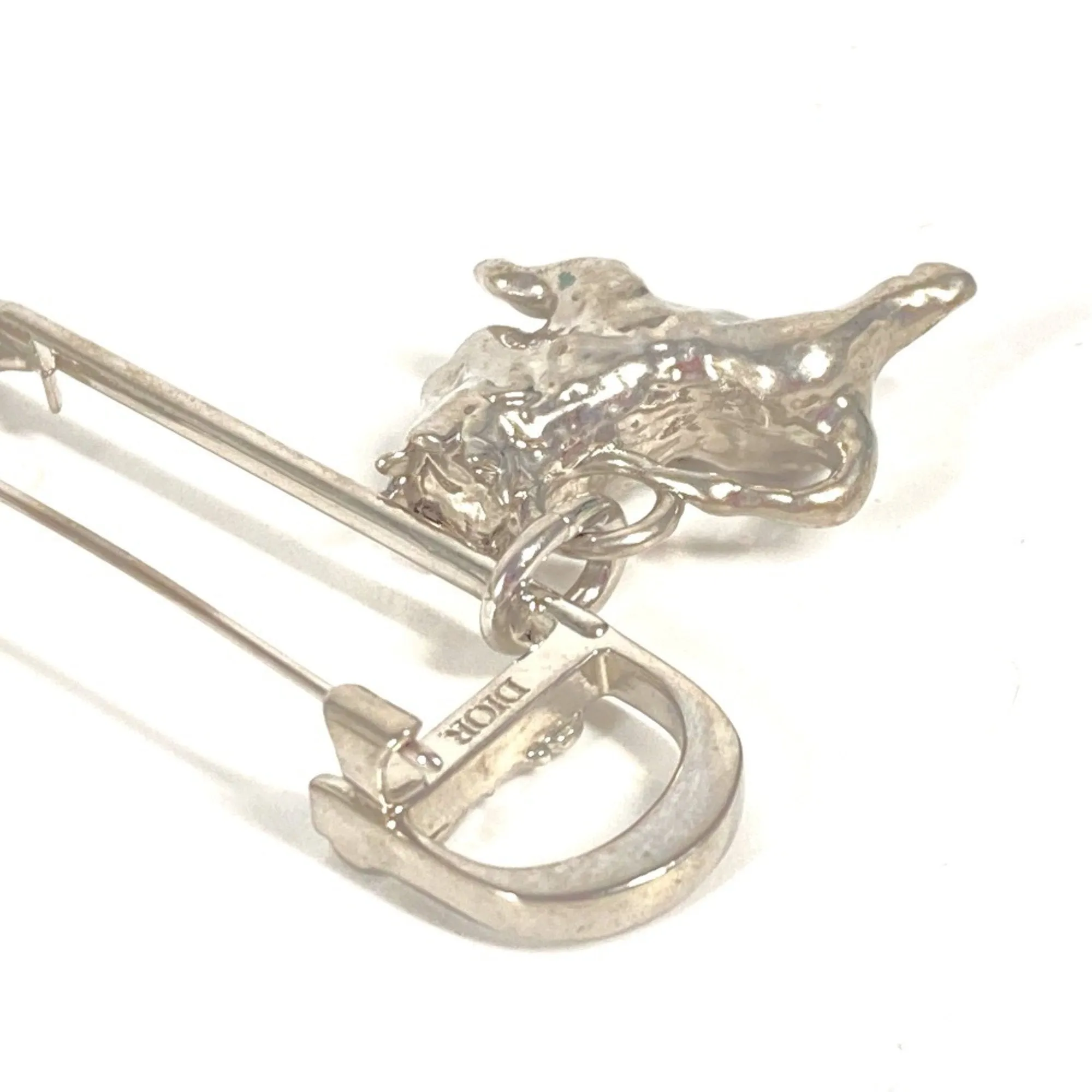 Christian Dior Metal Brooch (Pre-Owned)