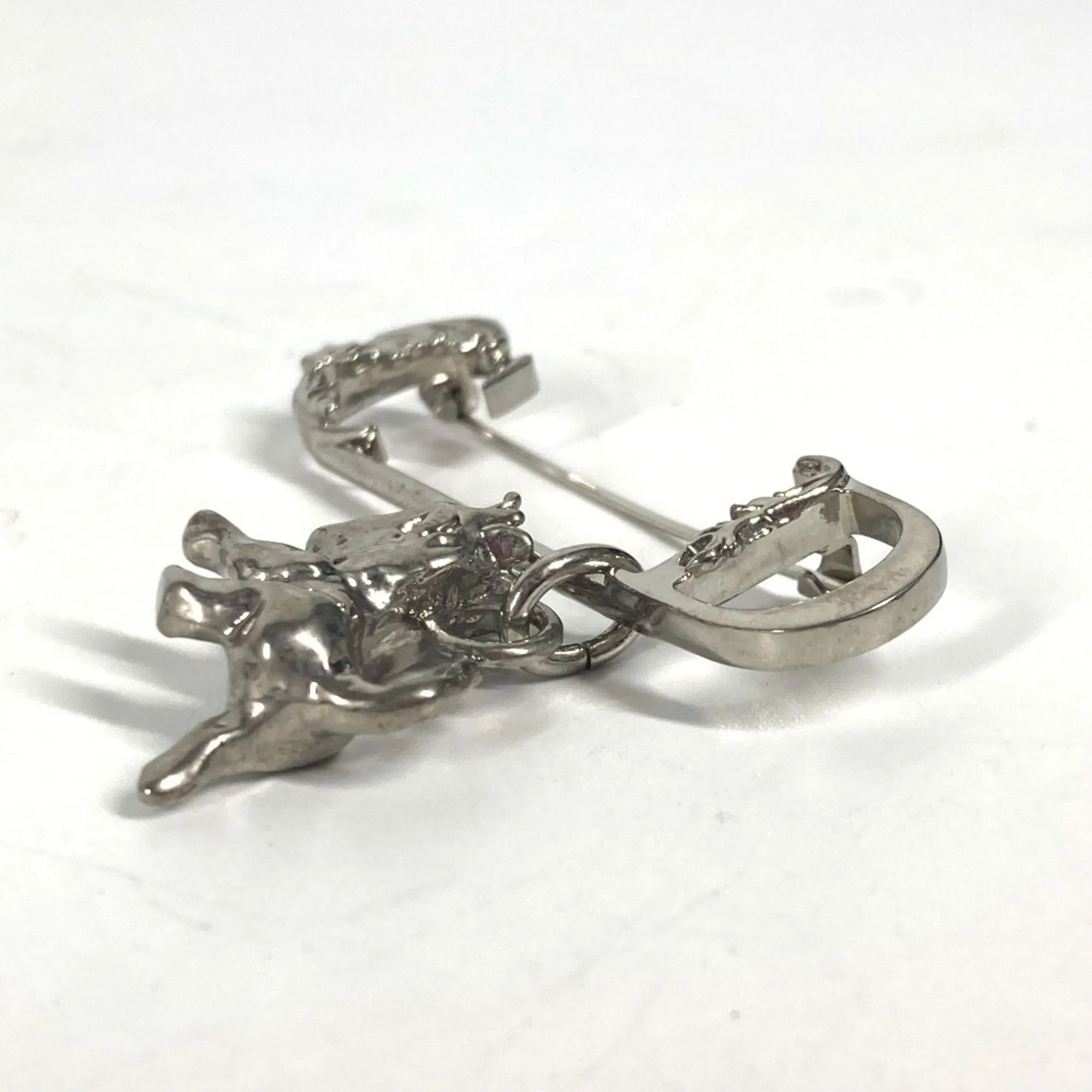 Christian Dior Metal Brooch (Pre-Owned)