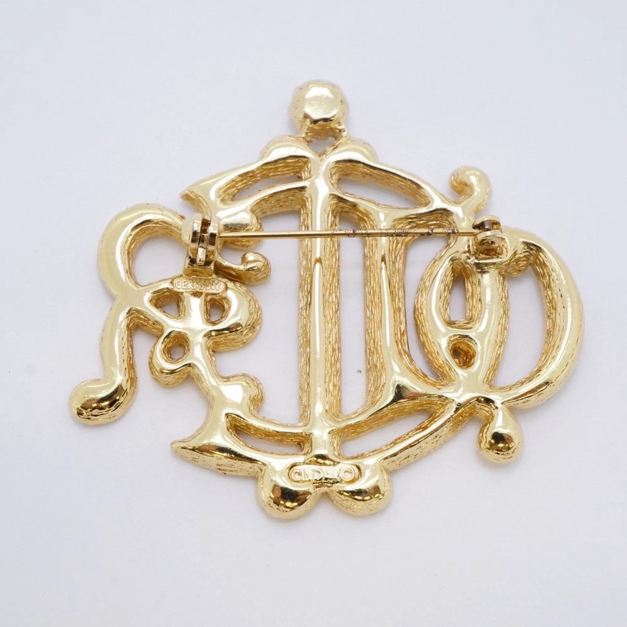 Christian Dior  Plating Brooch (Pre-Owned)