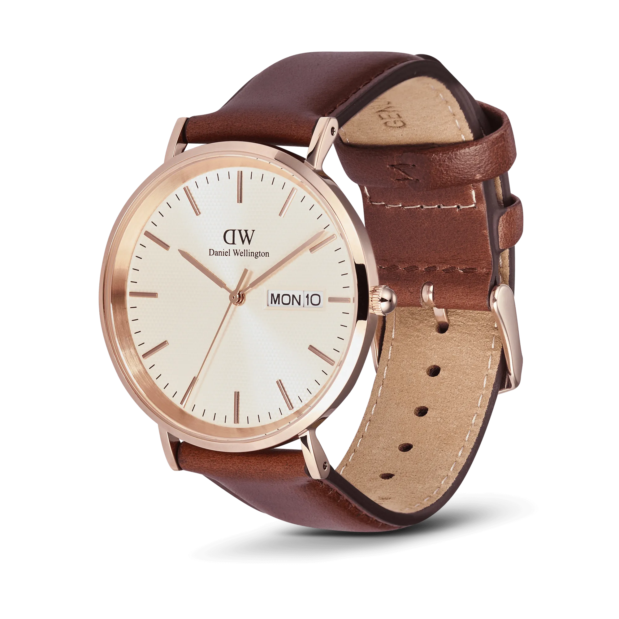 Classic Day Display St Mawes Rose Gold Champagne Daniel Wellington