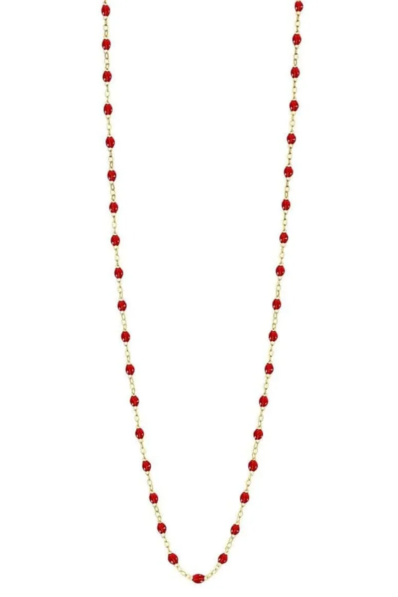 Classic Gigi Sautoir Necklace - 34in - Ruby