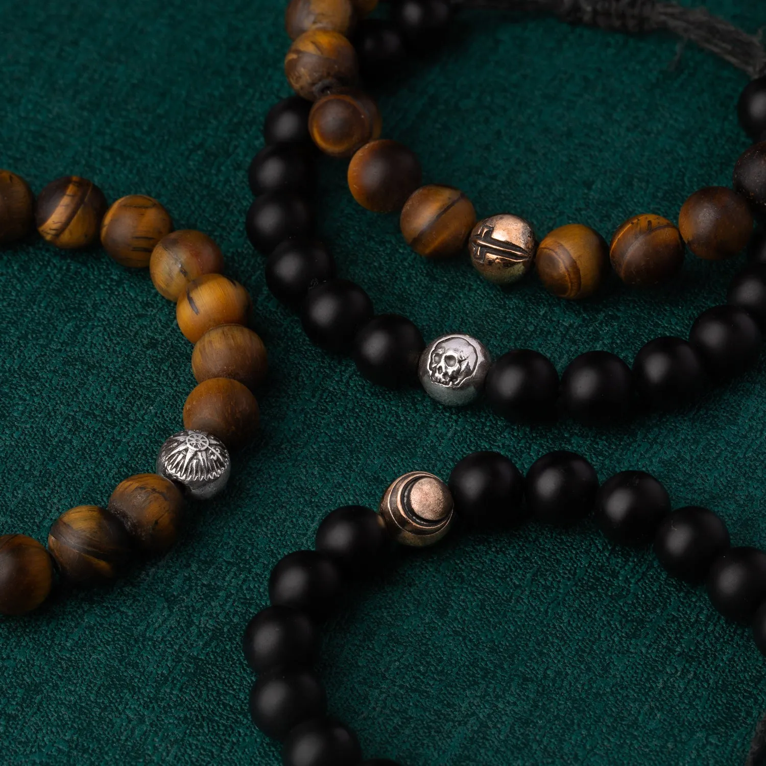 Crescent Moon Beaded