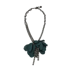 Crystal And Flower Necklace