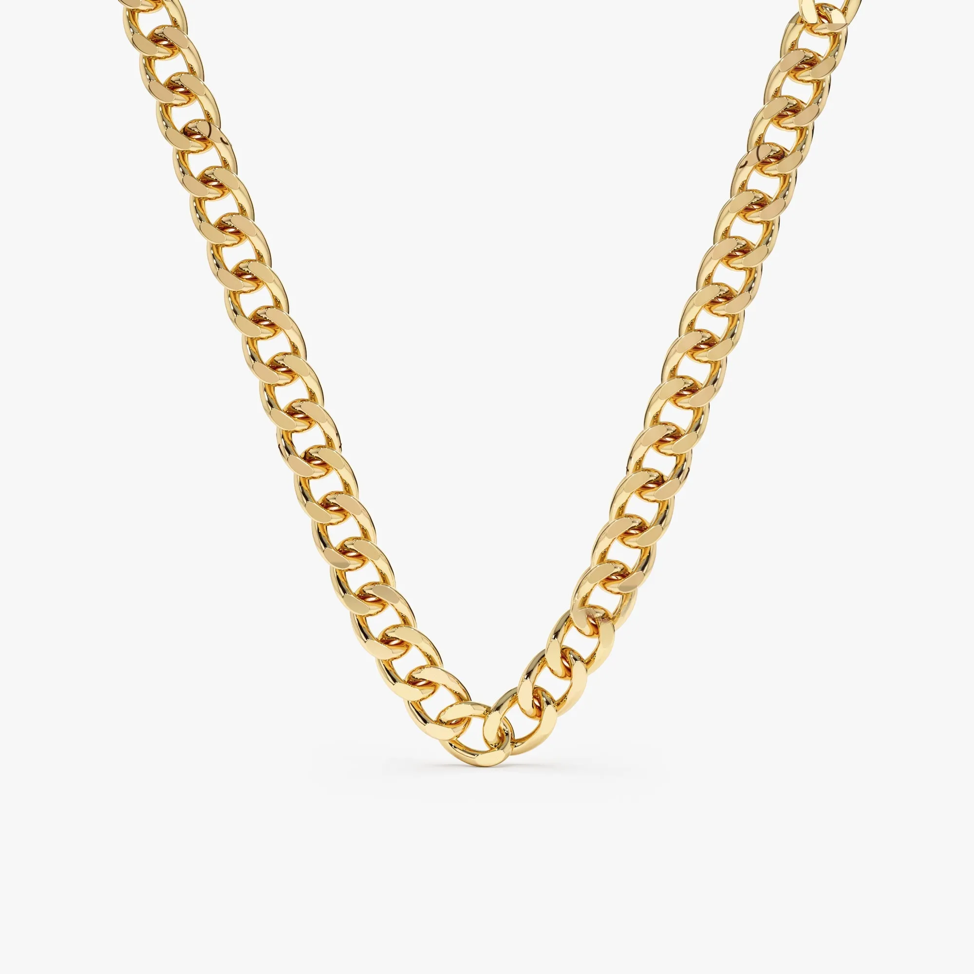 Cuban Link Chain Necklace - 3 mm, Mira SARAHELISE