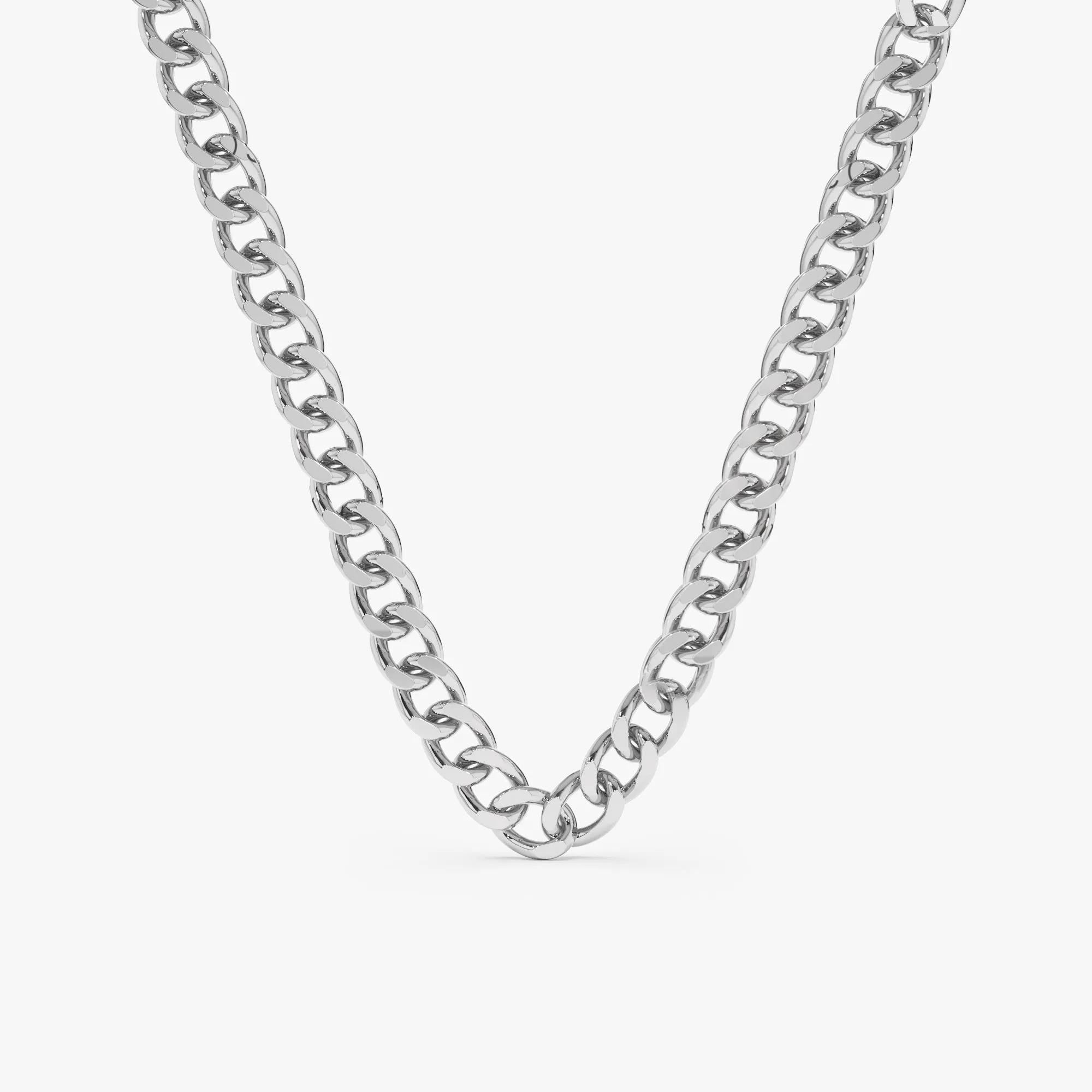 Cuban Link Chain Necklace - 3 mm, Mira SARAHELISE