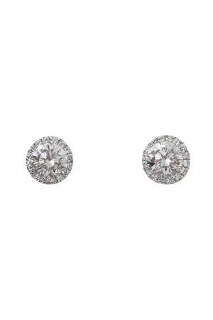 Cubic Zirconia Stud Earrings