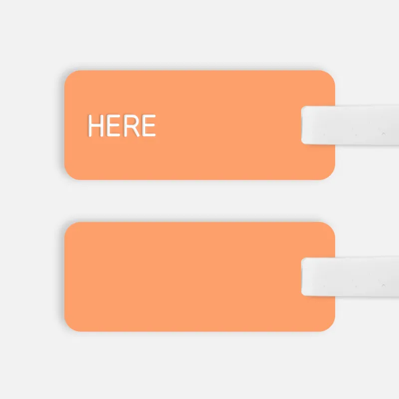 [CUSTOM] HERE Luggage Tag