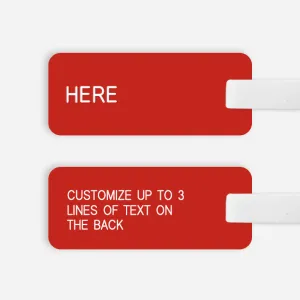 [CUSTOM] HERE Luggage Tag