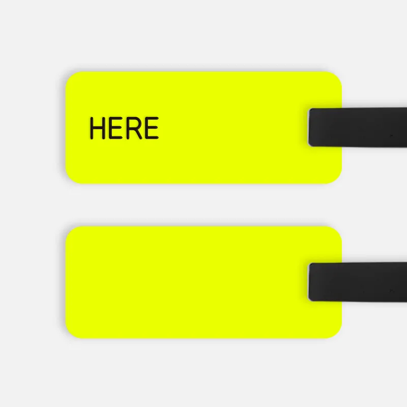 [CUSTOM] HERE Luggage Tag