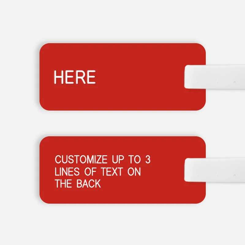 [CUSTOM] HERE Luggage Tag