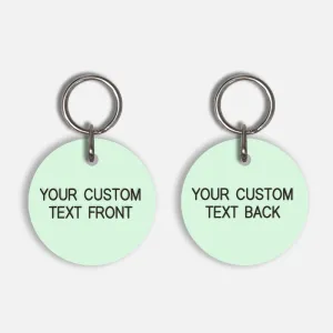 [CUSTOM] Large Pet Tag (Glow In The Dark Double Sided)