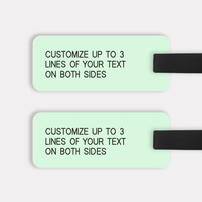 [CUSTOM] Luggage Tag (Glow In The Dark Double Sided)