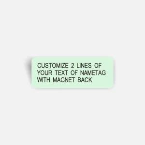 [CUSTOM] Magnet Name Tag (Glow In The Dark)