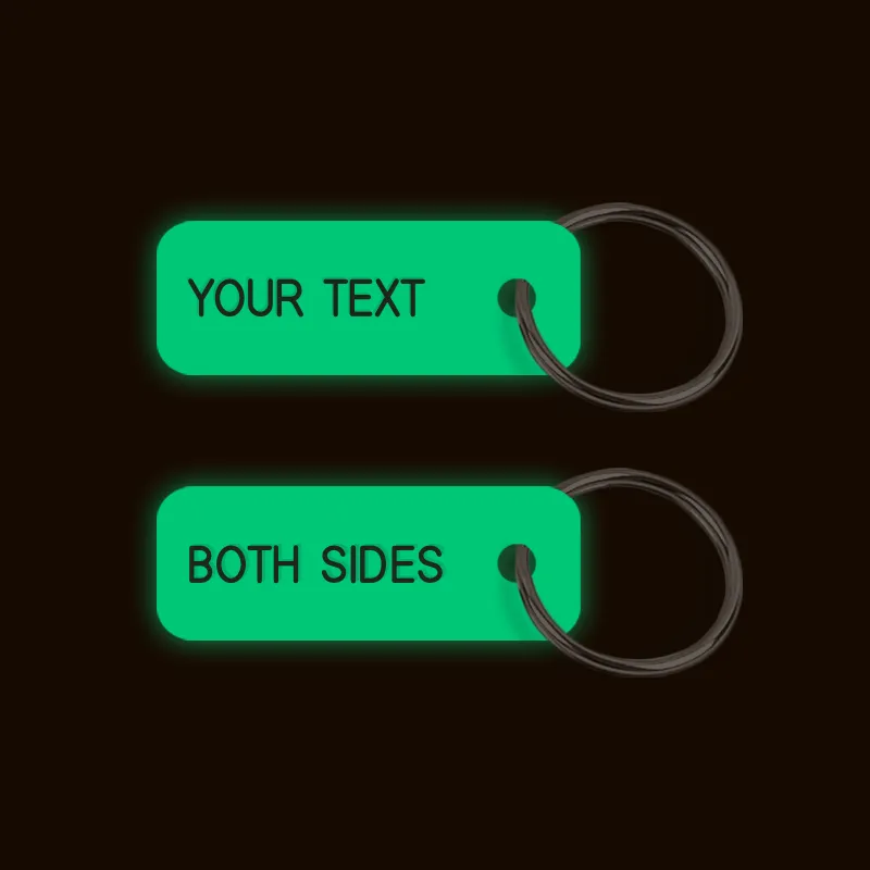 [CUSTOM] Mini Keytag (Glow In The Dark Double Sided)