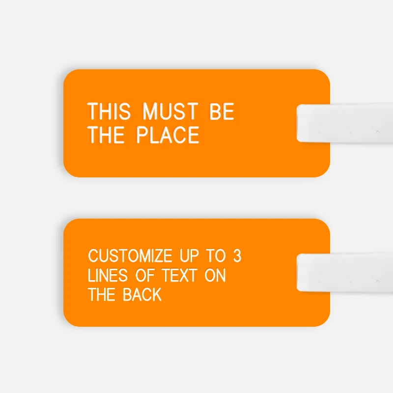 [CUSTOM] THIS MUST BE THE PLACE Luggage Tag